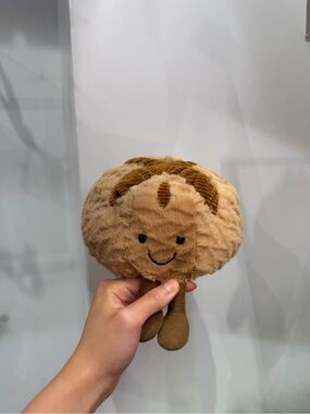 Jellycat Tan & Brown Smiling Pastry Plush Pillow